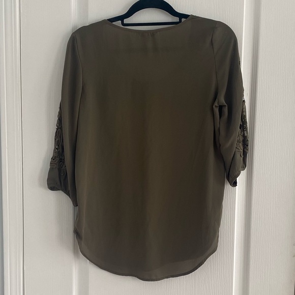 Army Green Blouse - Picture 6 of 6